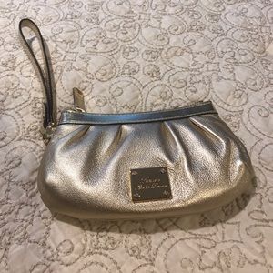 Ralph Lauren gold never been used clutch