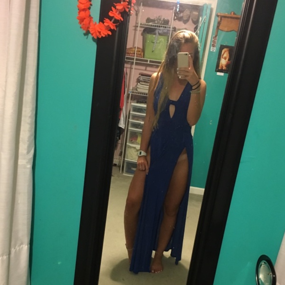 Long homecoming/ prom dress