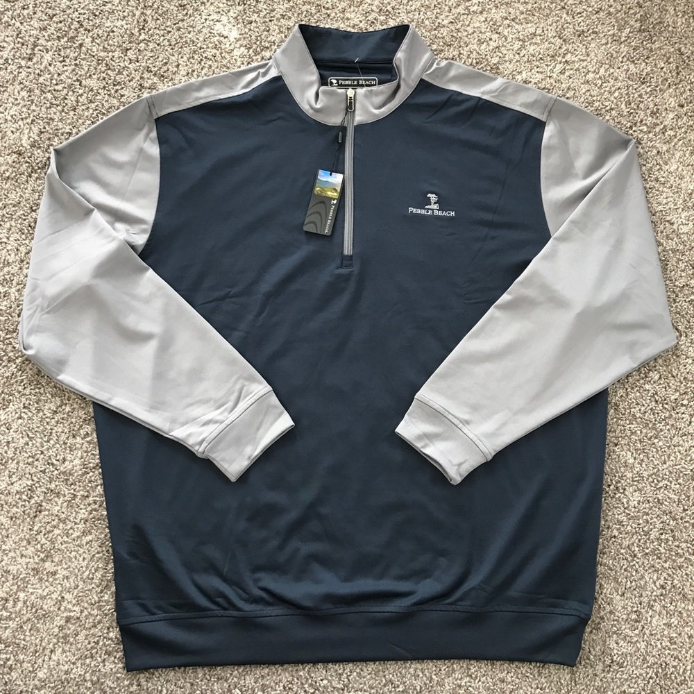 Pebble Beach Navy Pullover, NWT
