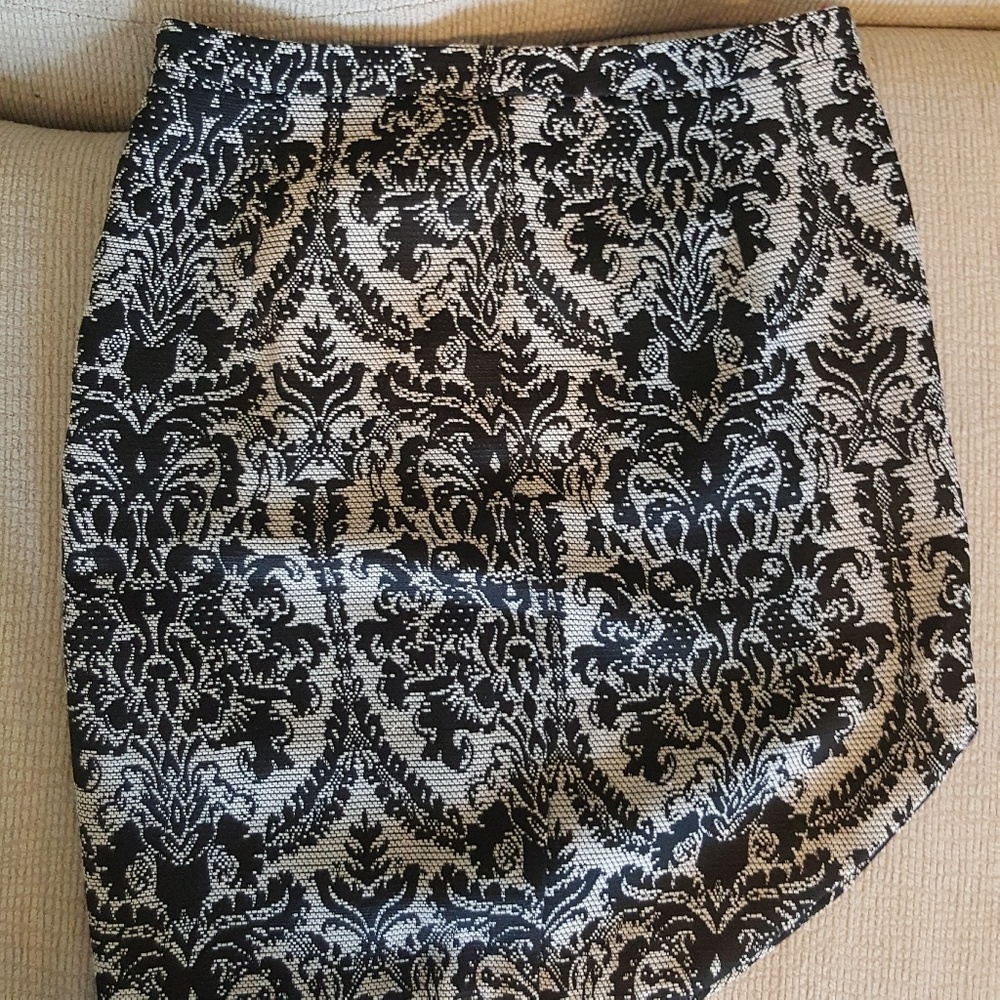 Black and white skirt