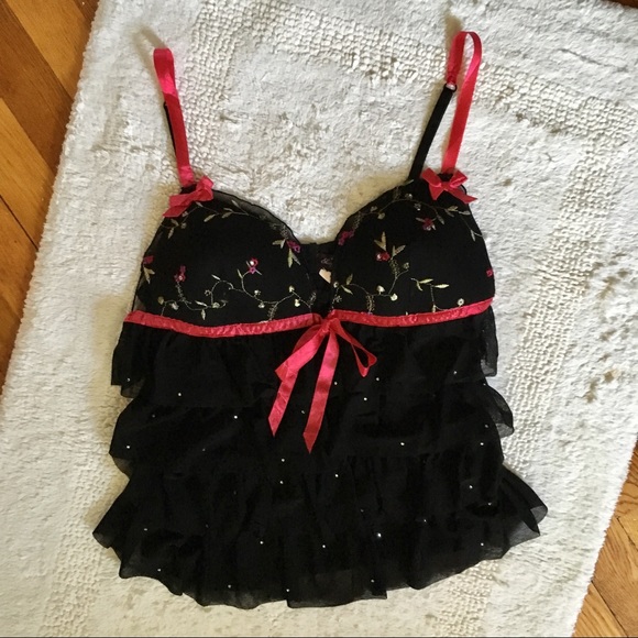 NWT Victoria Secret’s Babydoll Top in Black - Picture 4 of 8