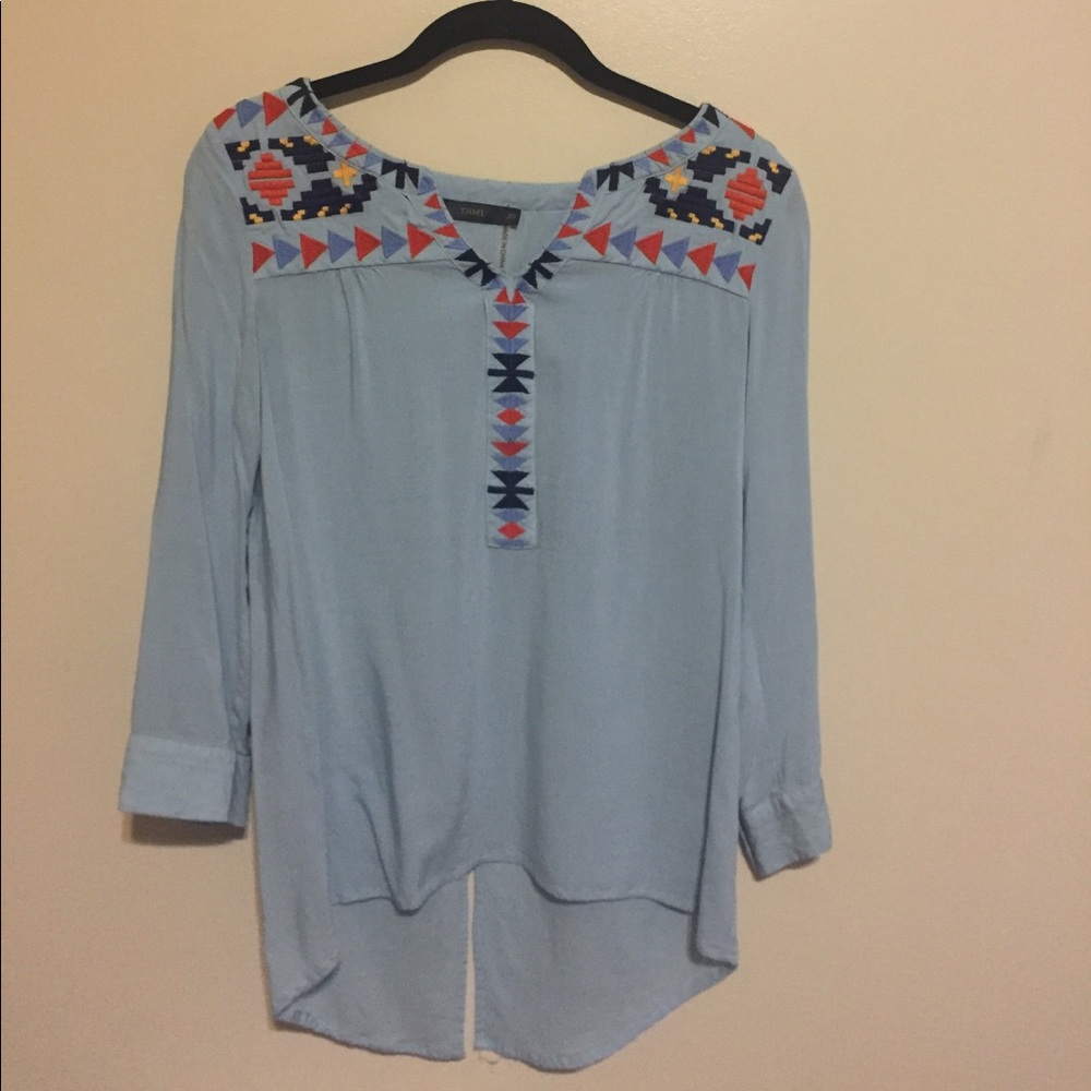 V-neck top
