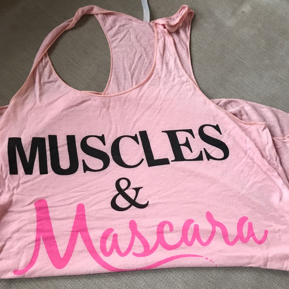 Muscles and Mascara tank