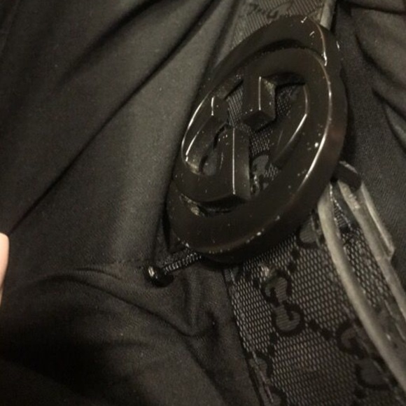 Black Gucci Belt