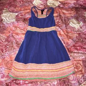 Beautiful Blue Linen & Cotton Dress