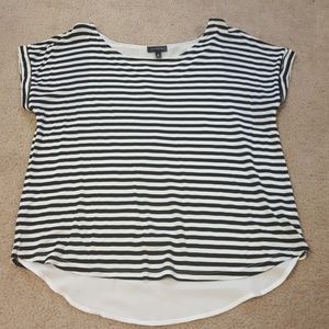 Limited top with chiffon flowey back