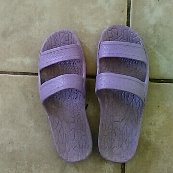 Purple Jesus Sandals - Picture 1 of 1