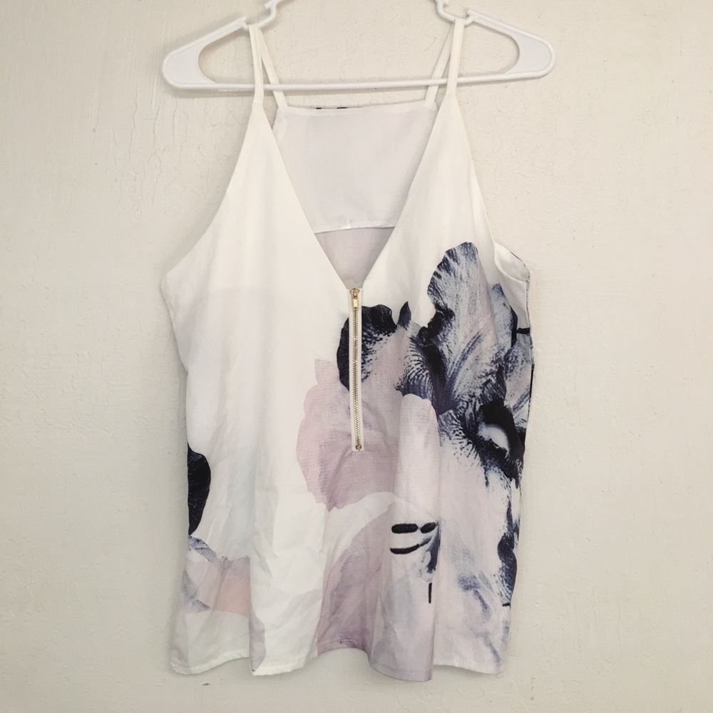 NWOT Floral Tank Top