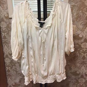 Ashley Stewart  bohemian top