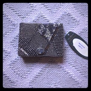Handmade beaded dressy coin purse