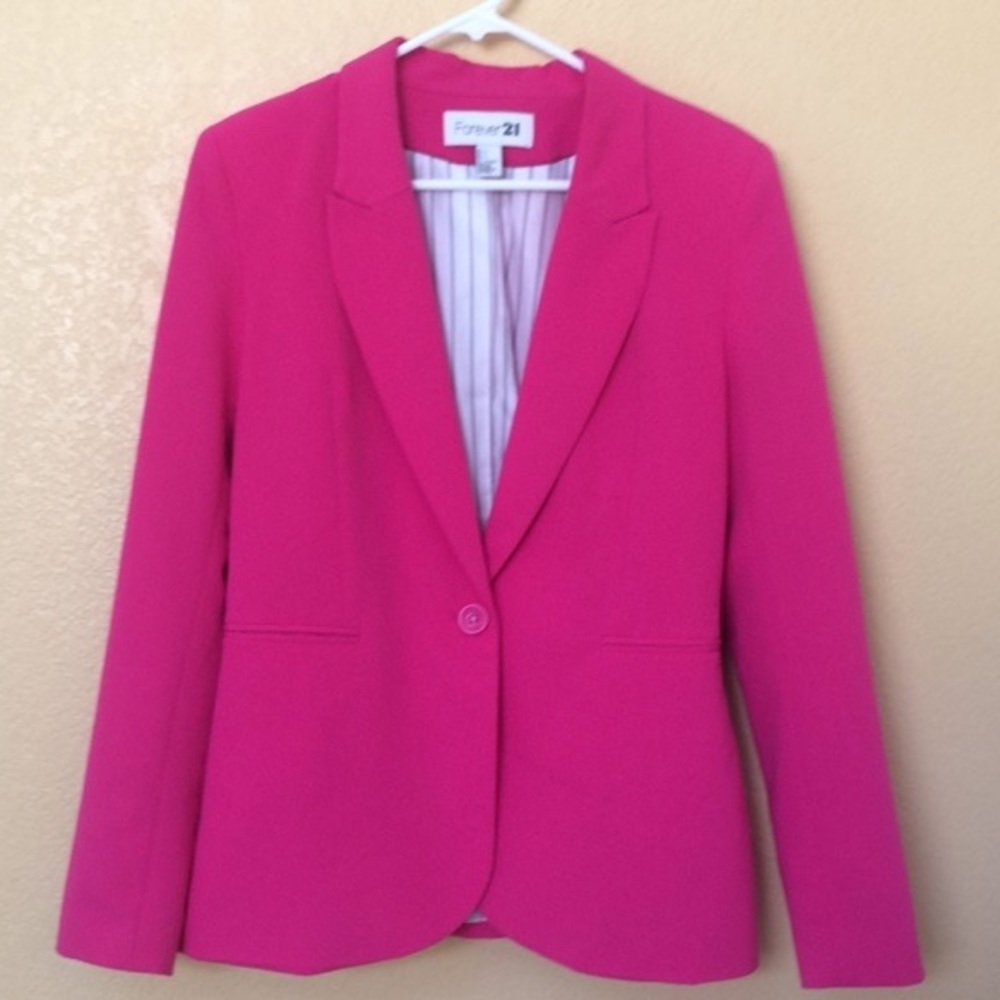 Pink Forever 21 Blazer with Pockets!