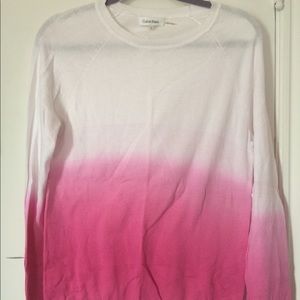 Calvin Klein 2-color long sleeve sweater