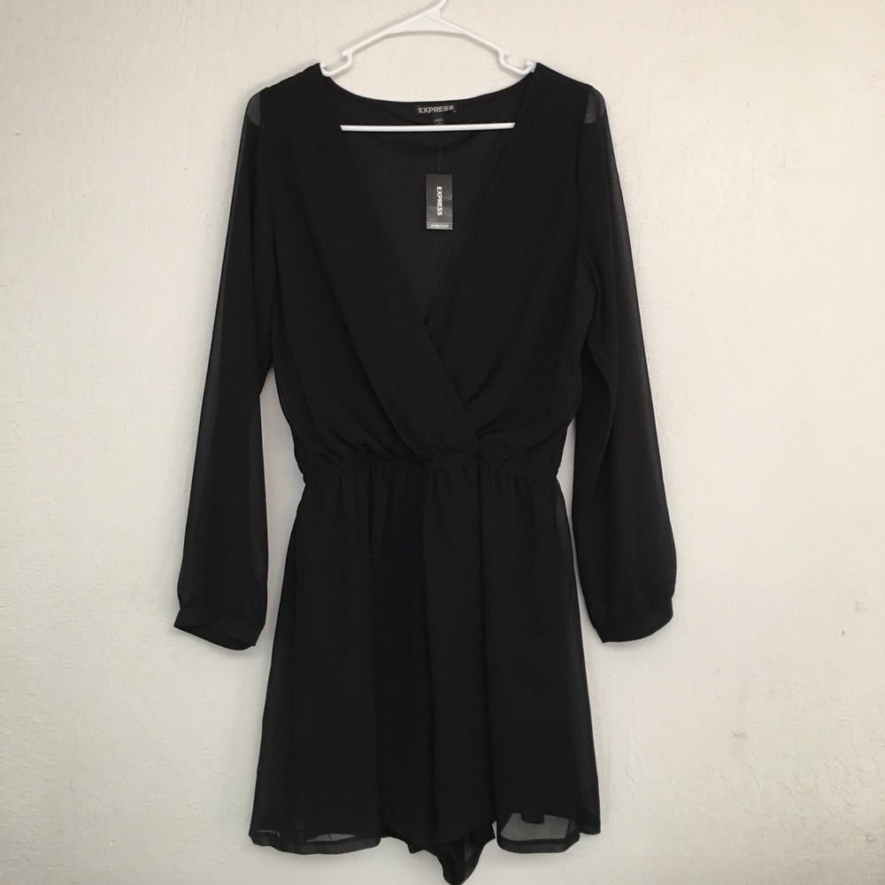NWT Express Long Sleeve Romper