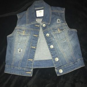 Justice Girls Denim Vest