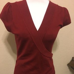 Maurice’s maroon wrap top