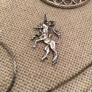Sterling Silver Unicorn Charm 1980's