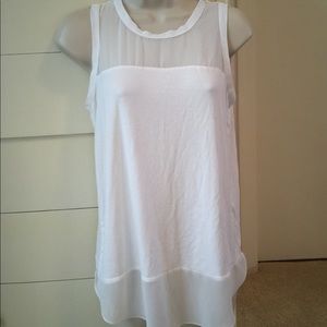 Vince Camuto white Sleeveless Top