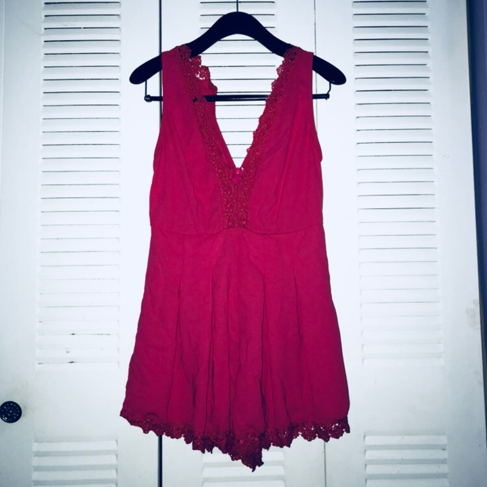 🌟CORAL PINK ROMPER🌟