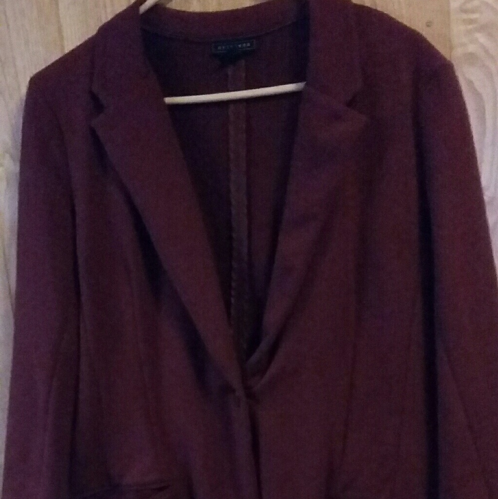 Burgundy cardigan