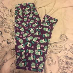 Lularoe Unicorn Frog Leggings OS