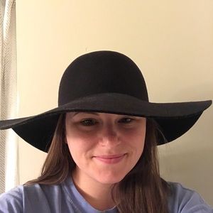 Felt boho J.Crew Black Hat