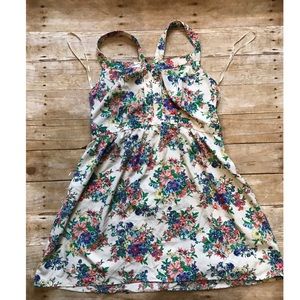 Forever 21 floral racerback dress