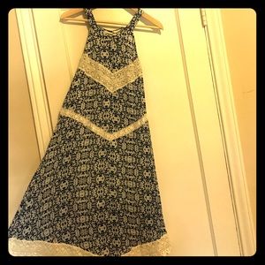 Flowing boho summer dress