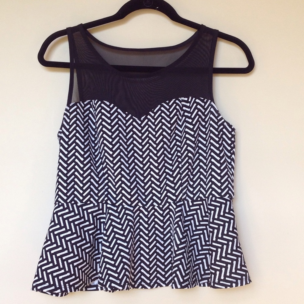 Xhilaration peplum top