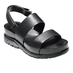 Cole Hana zerogrand black sandal - mint