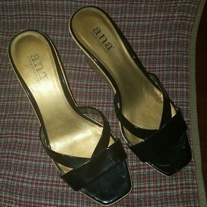 A.N.A black sandals