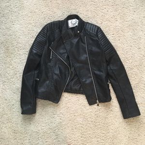 Black Pleather Jacket