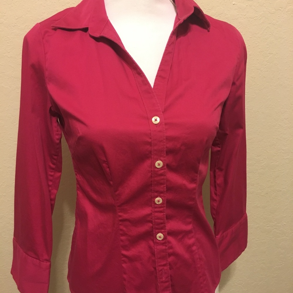 Banana Republic. Pink Button Down shirt.