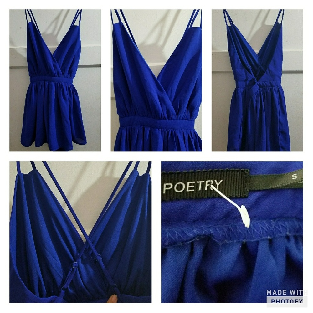 Backless Short Romper