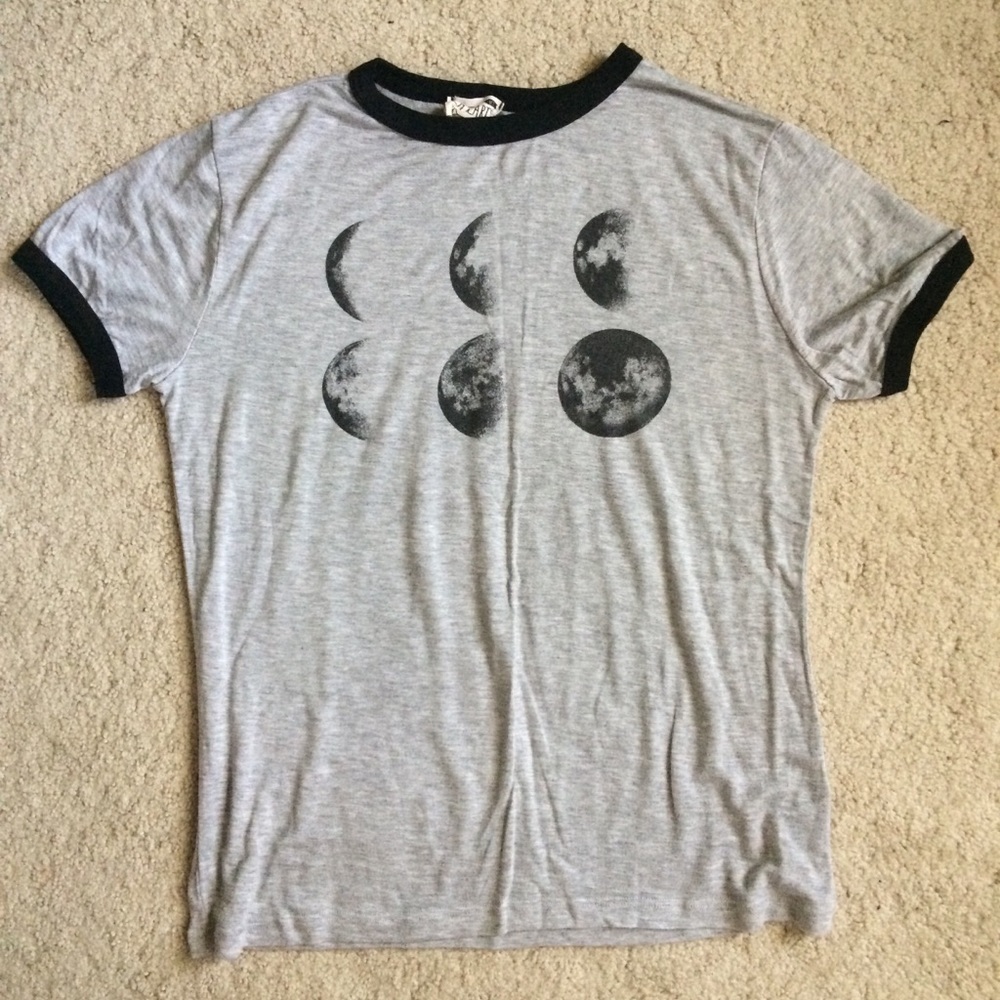 NEW PacSun Moon Phases Tee
