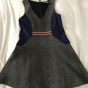 Anthropologie- Maeve Ludlow Dress blue/gray -Med