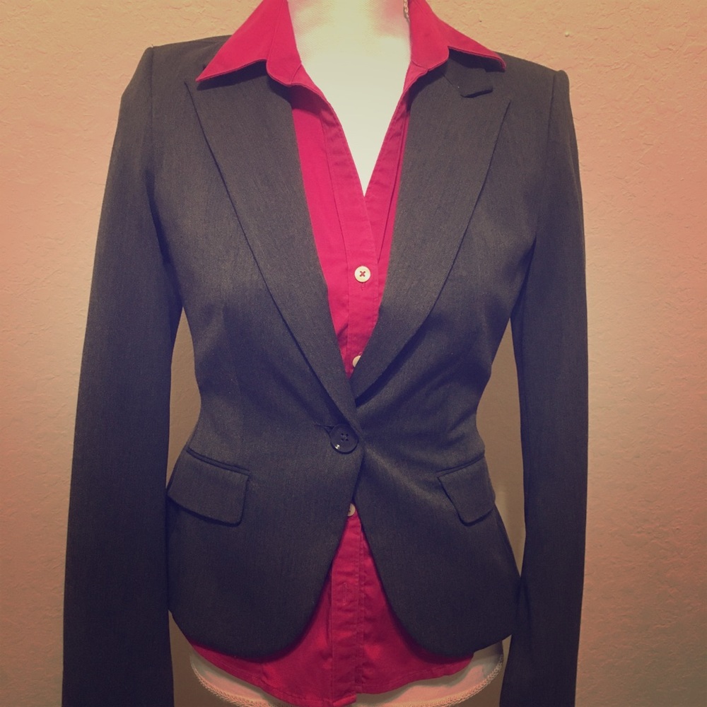 Dark grey Express Blazer