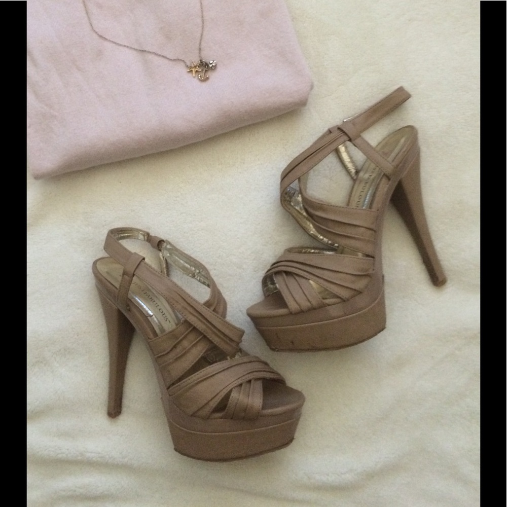 Nude Platform Heels