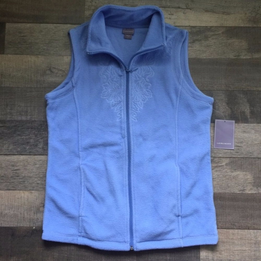 💖NWT Laura Scott Zip up Vest