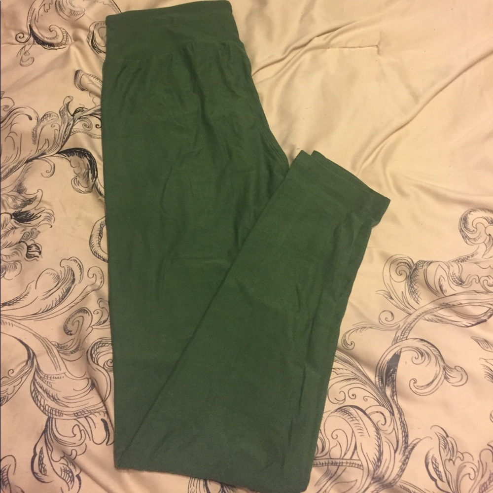 Lularoe. Leggings OS Solid Green