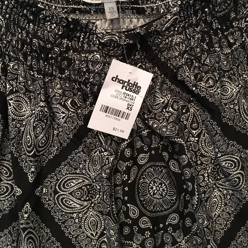 Charlotte Russe off the shoulder top