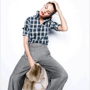 J. Crew boy plaid shirt