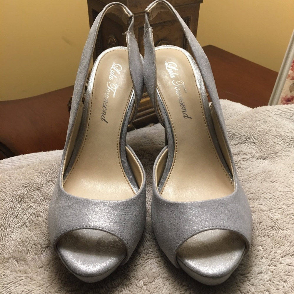Nice silver heels