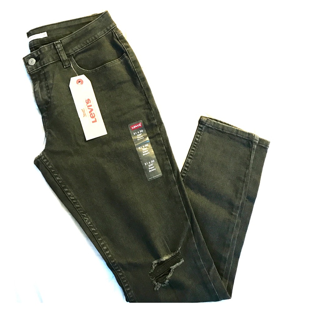 Forest green Levi's