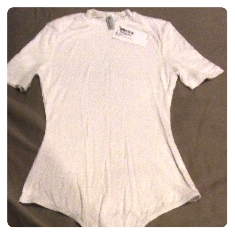 White thong bodysuit!