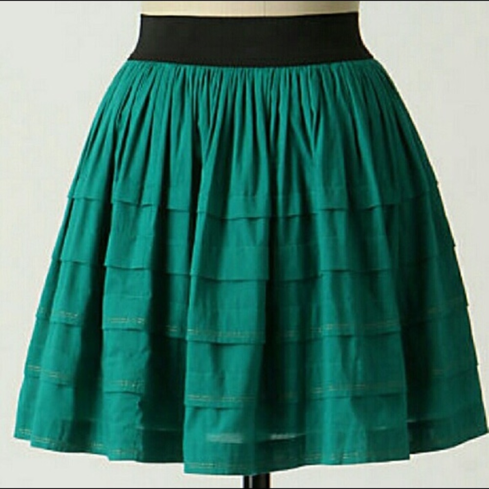 Anthropologie brand Odille layered skirt
