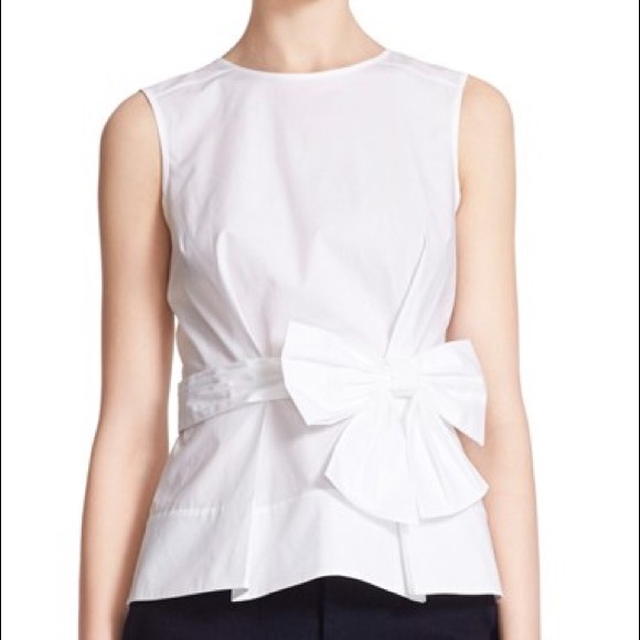 kate spade Tops - KATE SPADE Peplum Bow Top