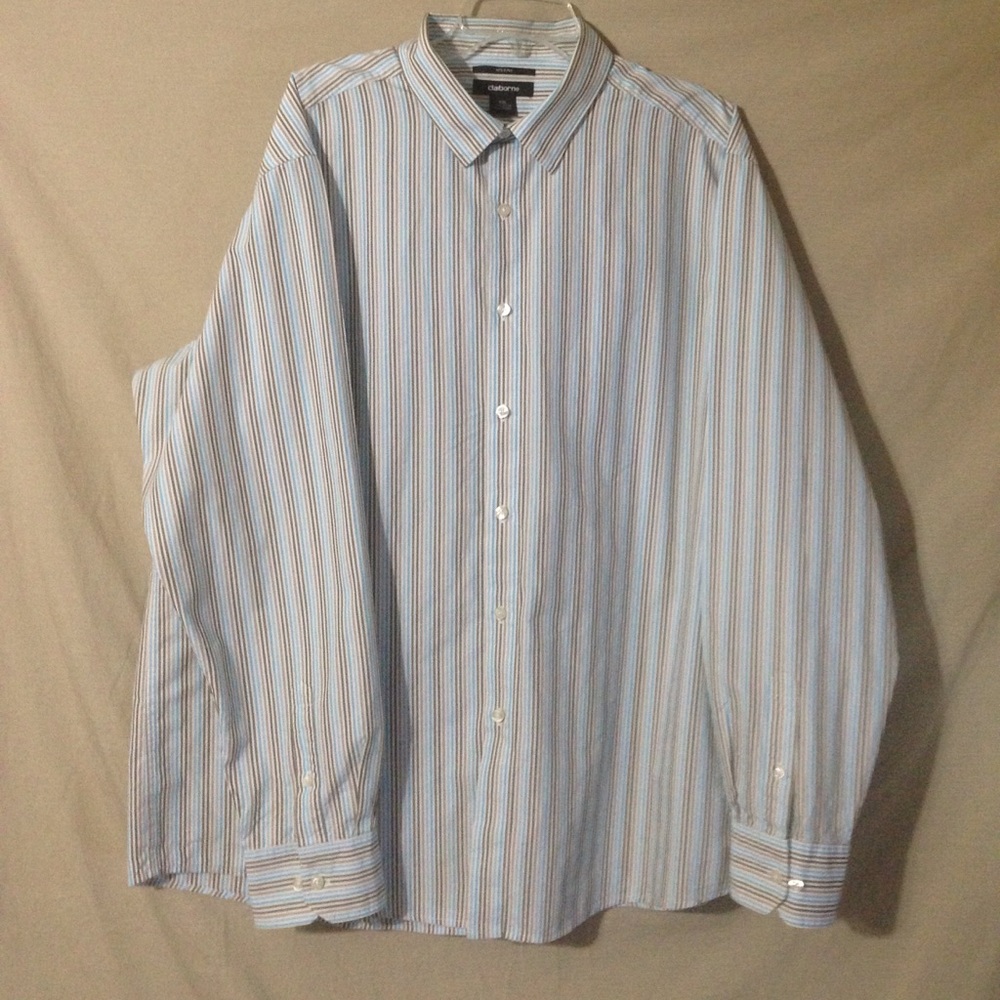 Claiborne Men's 80's 2ply Fit Shirt