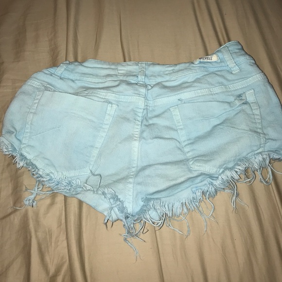 Blue Brandy Melville shorts - Picture 2 of 3