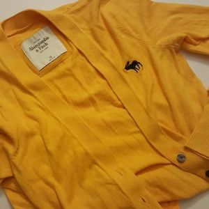 Abercrombie & Fitch Sunshine Yellow Cardigan