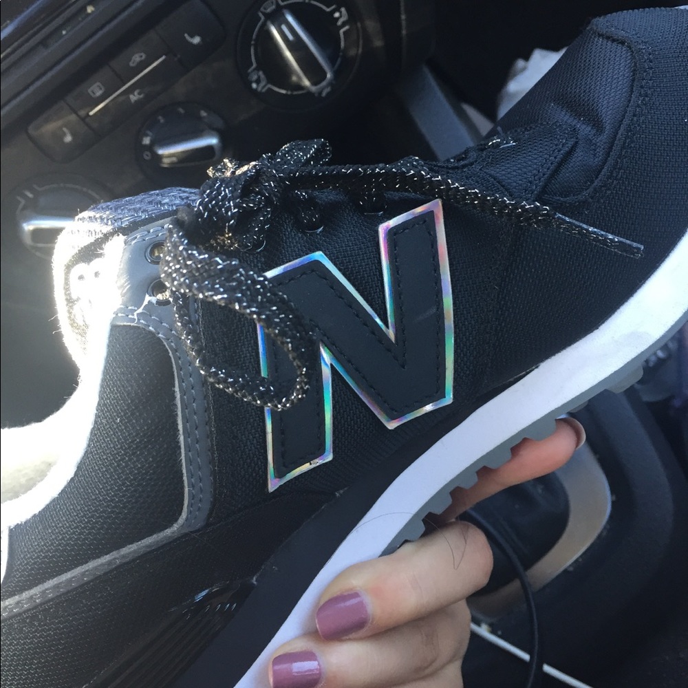 NEW women's Holographic New Balance sneakers.